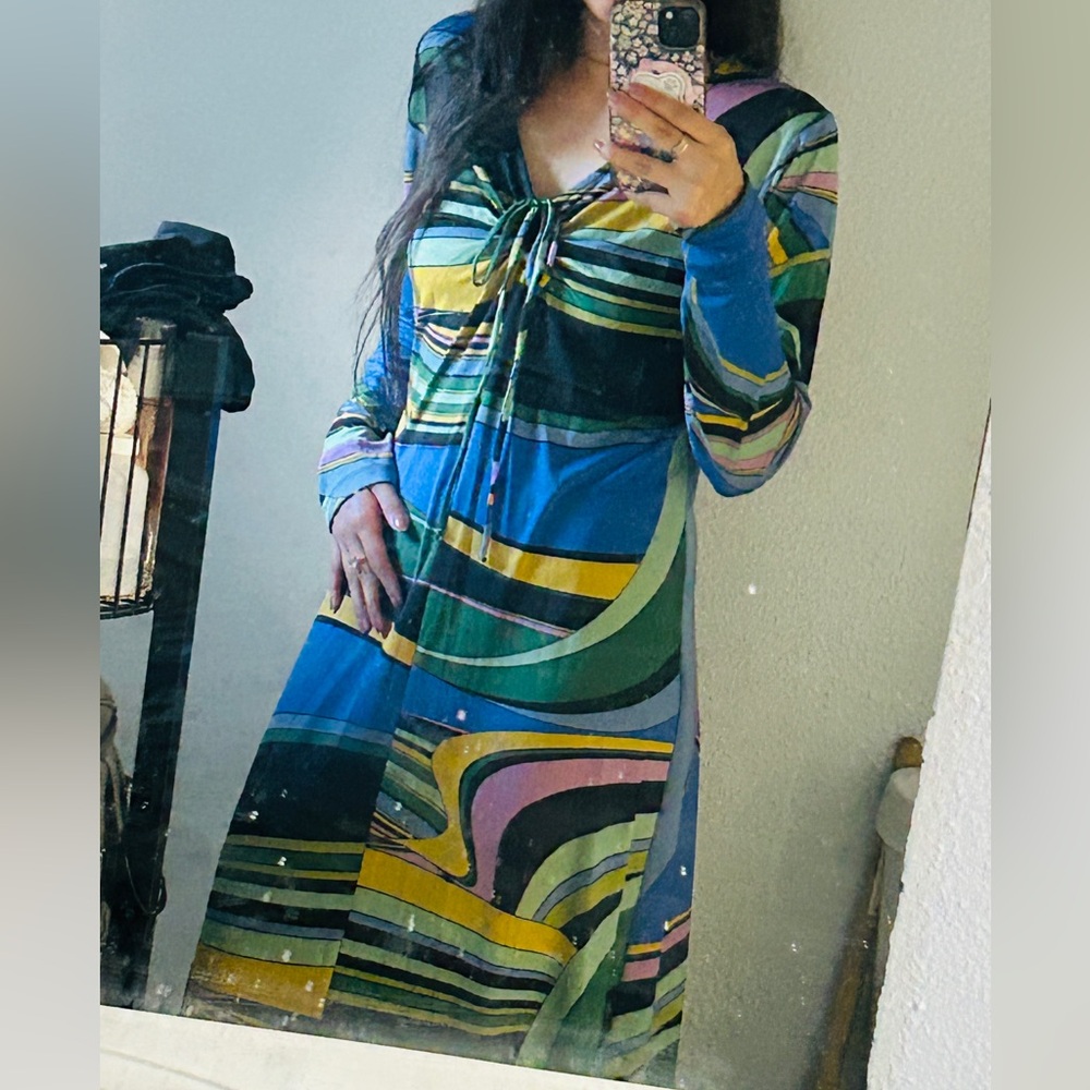 Colorful Striped Dress